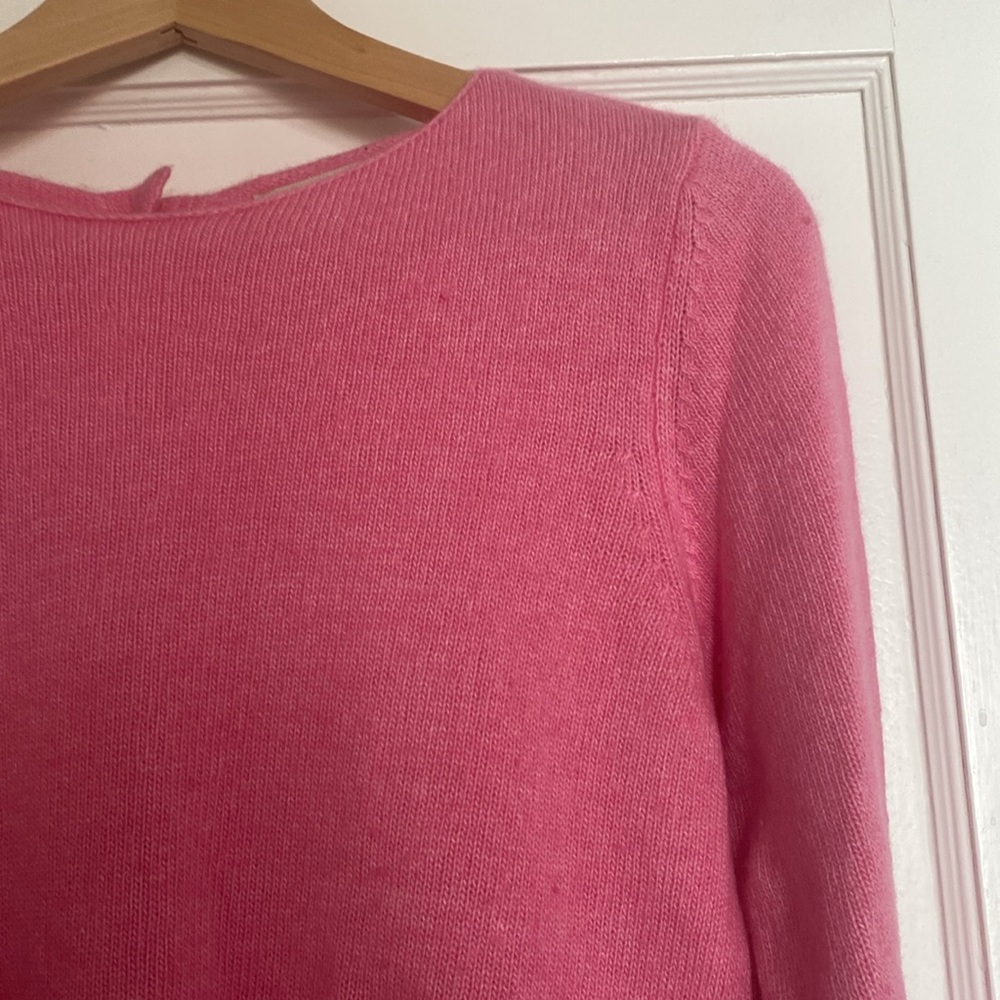 Raspberry Button Sweater - Picture 2 of 5